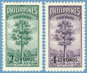 FILIPINERNA 1950 M506-7** träd 2 kpl