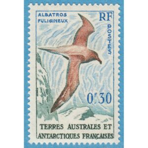 FRANSKA ANTARKTIS TAAF 1959 M14** ljusryggig albatross .