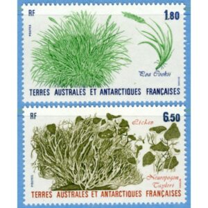 FRANSKA ANTARKTIS TAAF 1987 M223-4** växter 2 kpl
