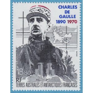 FRANSKA ANTARKTIS TAAF 1991 M282** Charles de Gaulle 1 kpl