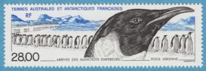 FRANSKA ANTARKTIS TAAF 1994 M328** kejsarpingviner 1 kpl