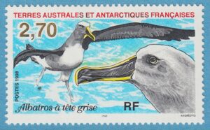 FRANSKA ANTARKTIS TAAF 1998 M374** gråhuvad albatross – enda fåglar i serien