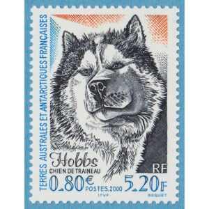 FRANSKA ANTARKTIS TAAF 2000 M426** hunden Hobbs 1 kpl