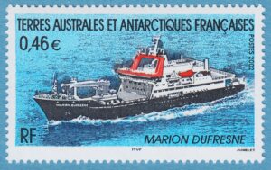 FRANSKA ANTARKTIS TAAF 2002 M483** fartyget Marion Dufresne 1 kpl