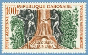 GABON 1960 M155** skogsbruk 1 kpl