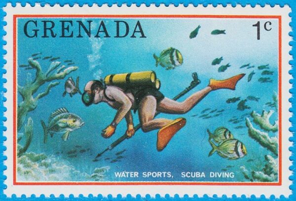 GRENADA 1976 M734** dykare ur turismserie