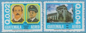 GUATEMALA 1981 M1196-7** polisen 2 kpl