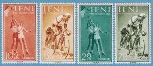 IFNI 1958 M174-7** basket cykeltävling 4 kpl