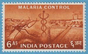 INDIEN 1955 M245** malariakontroll ur bruksserie