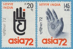 INDIEN 1972 M548-9** handelsmässa 2 kpl