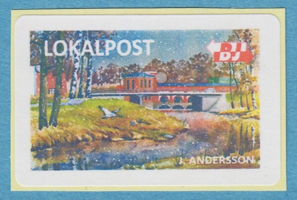 Lokalpost LJUNGBY Nr 15 2009 Ljungby elverk med text LOKALPOST