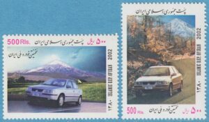 IRAN 2002 M2876-7** bilar 2 kpl