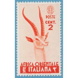 ITALIENSKA OSTAFRIKA 1938 M01** grantgasell