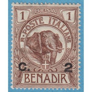ITALIENSKA SOMALILAND 1907 M10** elefant