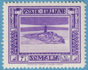 ITALIENSKA SOMALILAND 1932 M172C** 7½C fyrtornet Francesco Crispi