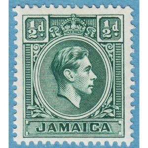 JAMAICA 1938 M 118** ½d, valör ur bruksserie