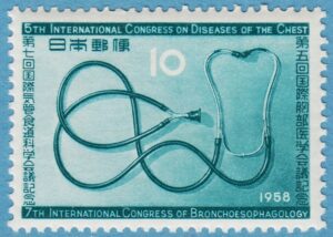 JAPAN 1958 M687** stetoskop 1 kpl
