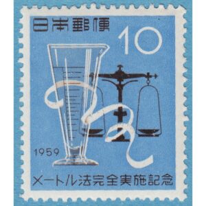 JAPAN 1959 M705** våg och mätglas – 1 kpl