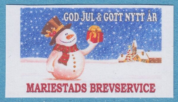 Lokalpost MARIESTAD Nr 15  2015 snögubbe