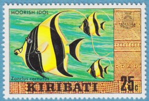 KIRIBATI 1979/81 M330** fiskar – enda i serien