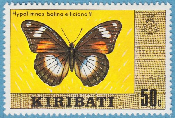 KIRIBATI 1979/81 M333** fjäril - enda i serien