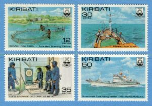 KIRIBATI 1981 M378-81** fiske 4 kpl