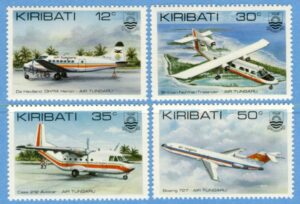 KIRIBATI 1982 M398-01** flyg 4 kpl