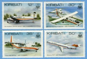 KIRIBATI 1982 M398-01** flyg 4 kpl