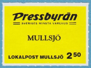 Lokalpost MULLSJÖ Nr 10  1996 Pressbyrån .