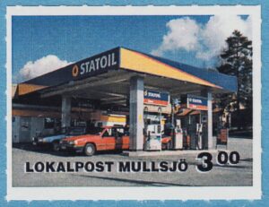 Lokalpost MULLSJÖ Nr 15  1997 Statoil bensinstation .