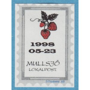 Lokalpost MULLSJÖ Nr 25  1998  jordgubbar