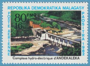 MADAGASKAR 1982 M894** vattenkraftverket Andekaleka 1 kpl