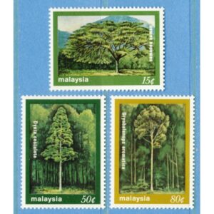 MALAYSIA 1981 M231-3** träd 3 kpl