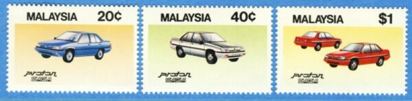 MALAYSIA 1985 M308-10** bilar 3 kp