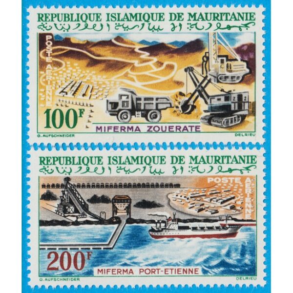 MAURETANIEN 1963 M202-3** bygge - hamn 2 kpl