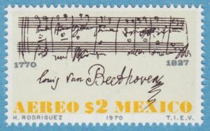 MEXICO 1970 M1331** Beethoven 1 kpl