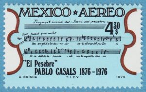 MEXICO 1976 M1547** kompositör Pablo Casals 1 kpl