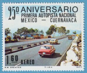 MEXICO 1977 M1564** motorväg 1 kpl