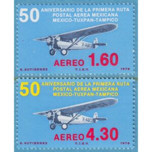 MEXICO 1978 M1584-5** flyg 2 kpl
