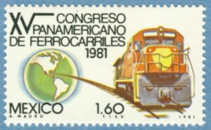 MEXICO 1981 M1770** järnväg 1 kpl