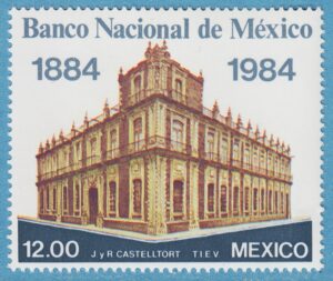 MEXICO 1984 M1896** bankbyggnad 1 kpl