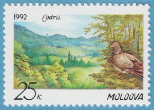 MOLDAVIEN 1992 M4** ringduva 1 kpl