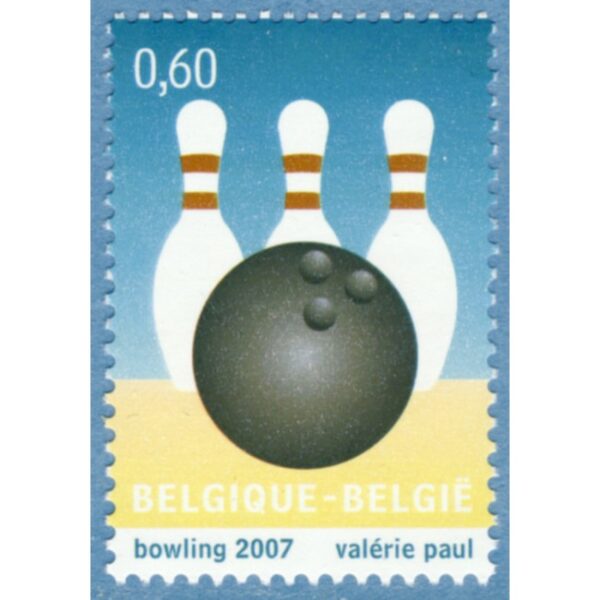 BELGIEN 2007 M3651** bowling ur sportserie
