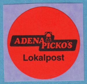 Lokalpost OSKARSHAMN Adena Pickos Lokalpost Nr 1  1996