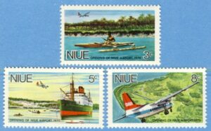 NIUE 1970 M113-5** båt flyg 3 kpl