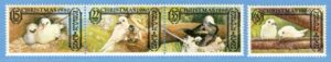 NORFOLK ISLAND 1980 M257-60** fåglar 4 kpl