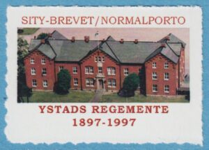 Lokalpost SIMRISHAMN – TOMELILLA – YSTAD Nr 10a 1997 grovtandad – Ystads regemente