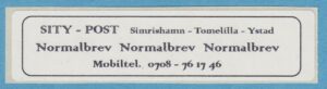 Lokalpost SIMRISHAMN – TOMELILLA – YSTAD Nr 03 1997