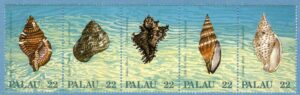 PALAU 1987 M192-6** snäckor 5 kpl