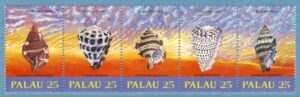 PALAU 1989 M273-7** snäckor 5 kpl